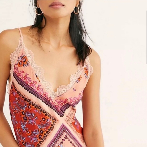 NWT Free People Stevie Printed Maxi Dress - Picture 5 of 6